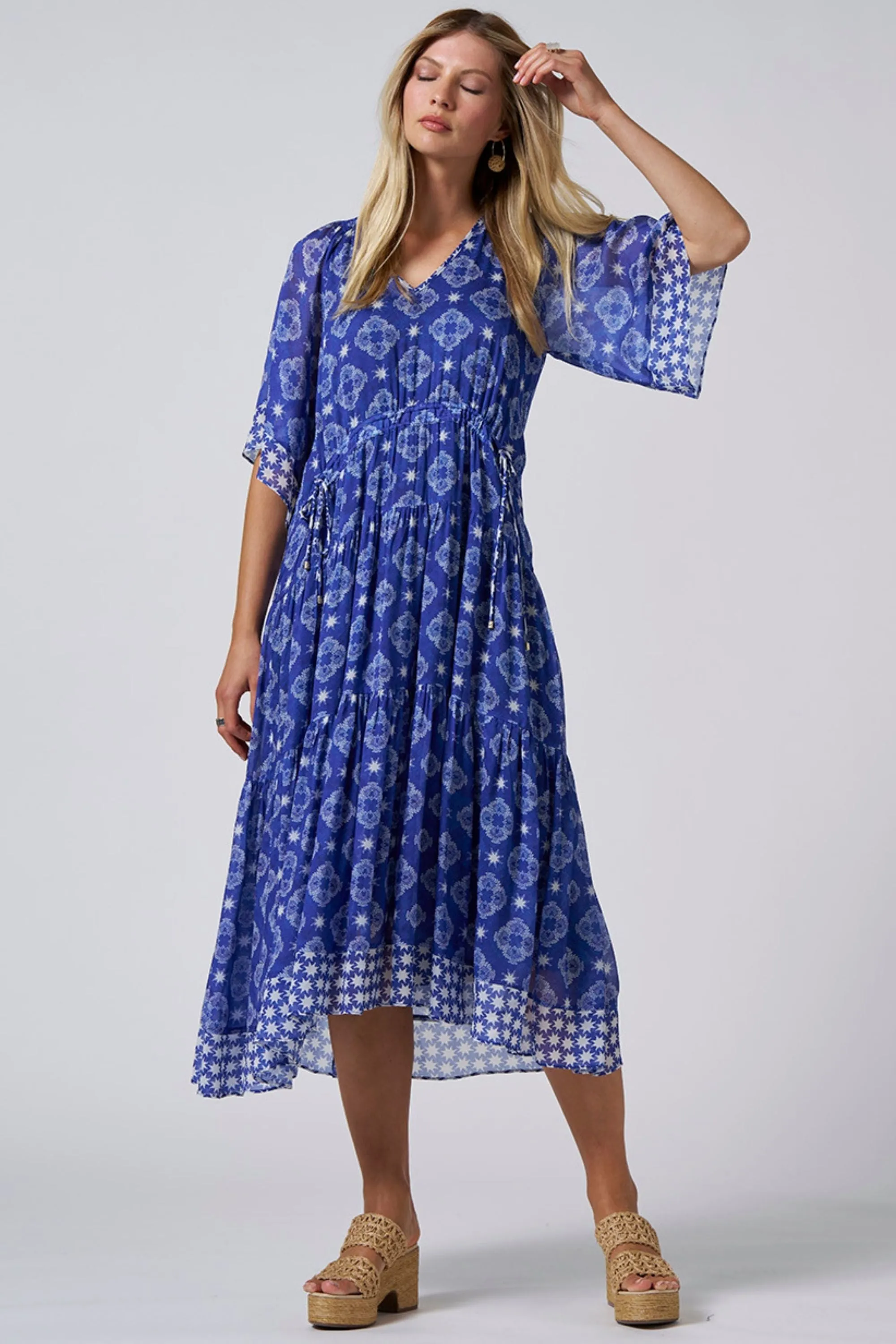 ARIA MIDI DRESS - LS2833A