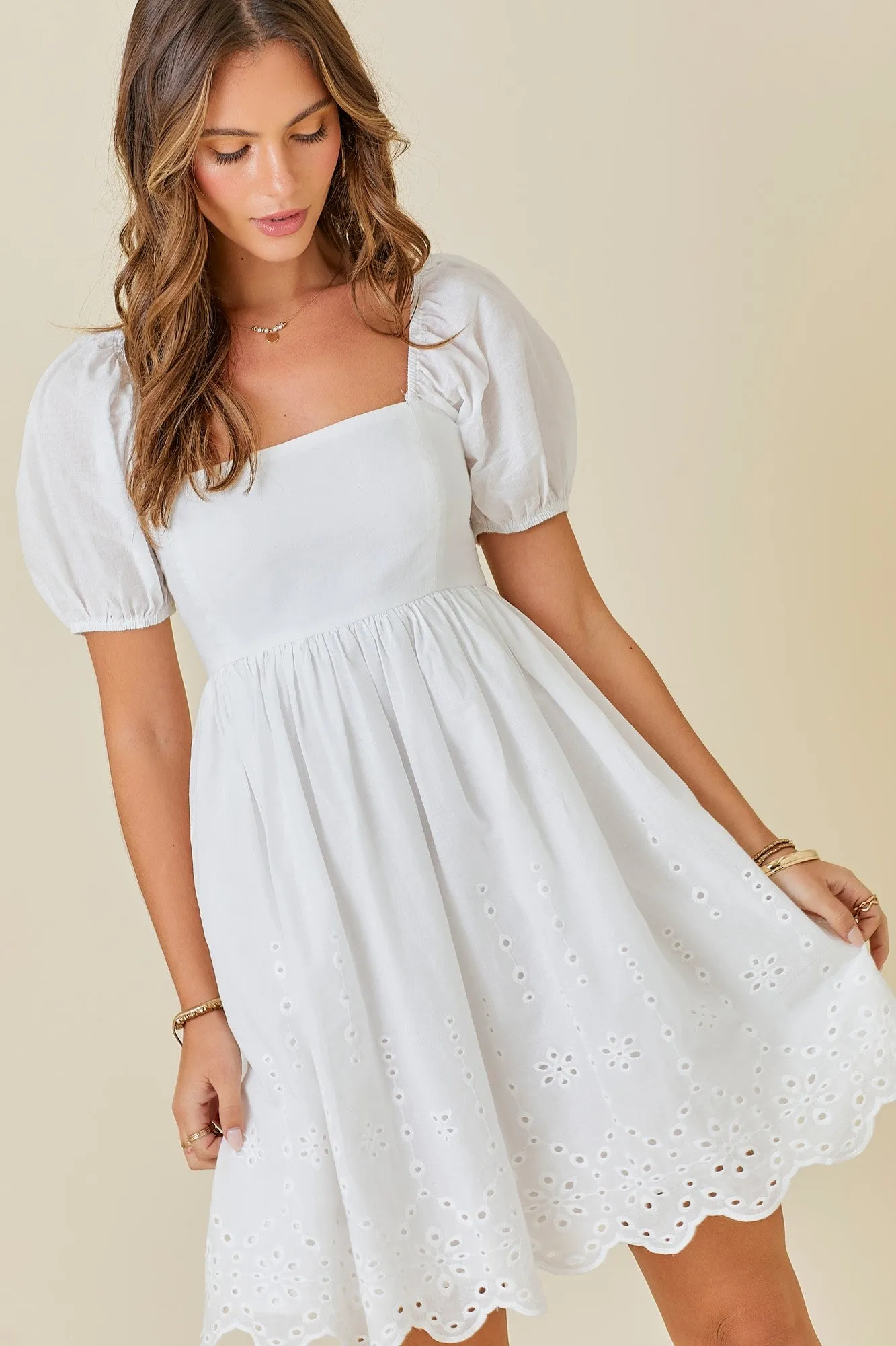 Caitlyn Eyelet Dress