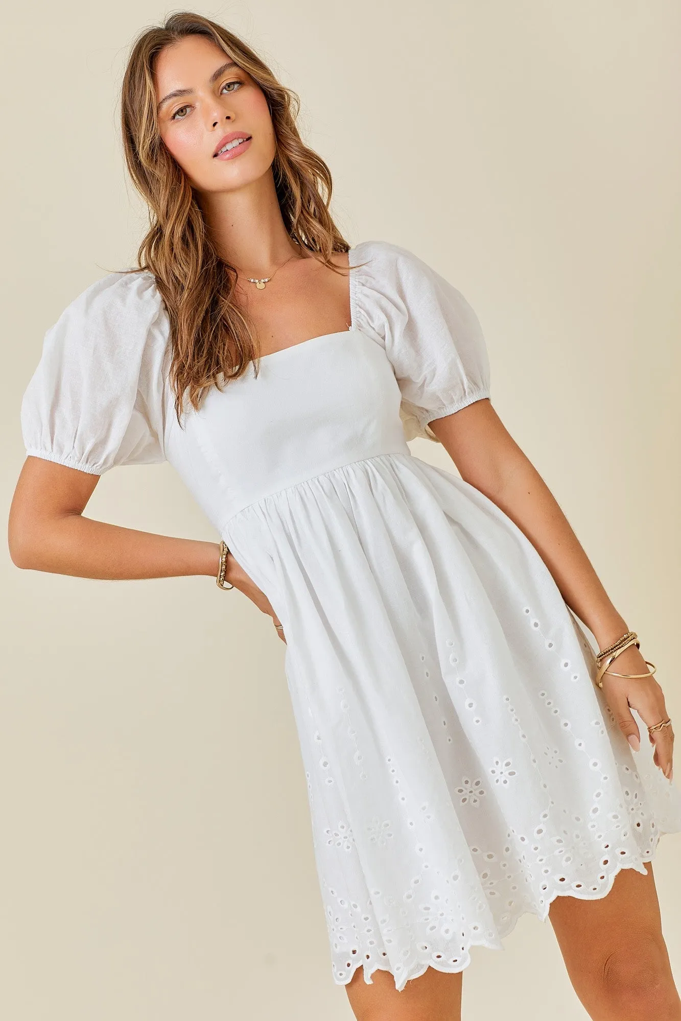 Caitlyn Eyelet Dress