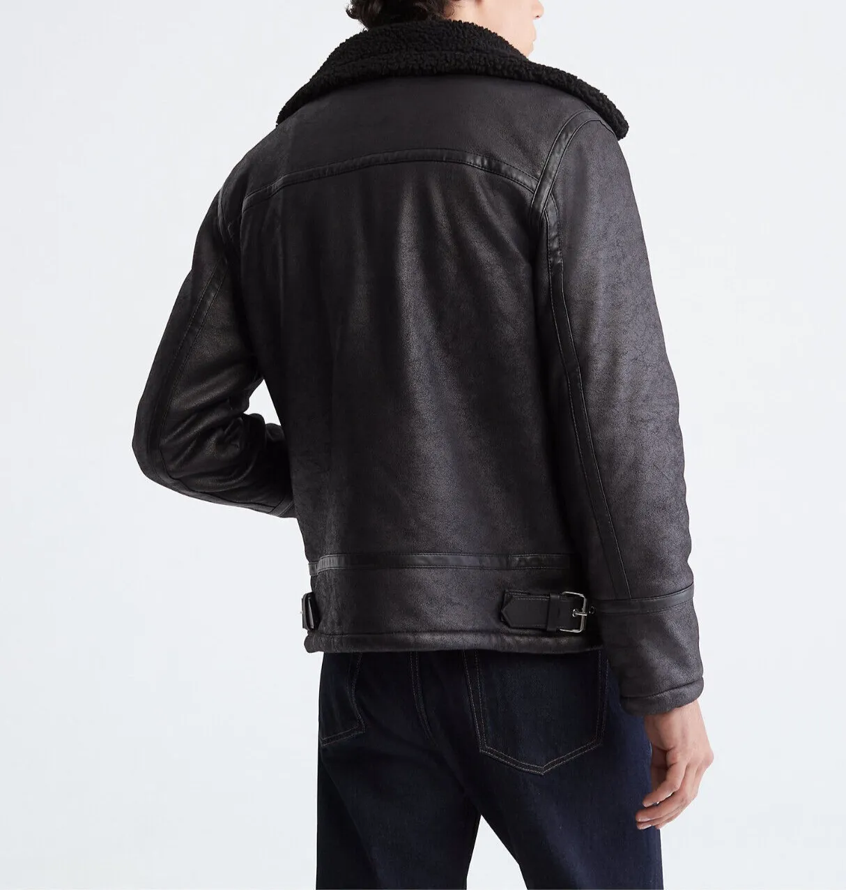 Calvin Klein Faux Shearling Jacket