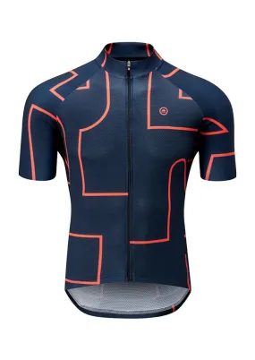 Chapeau! Club Pattern Men Jersey - Denim Coral