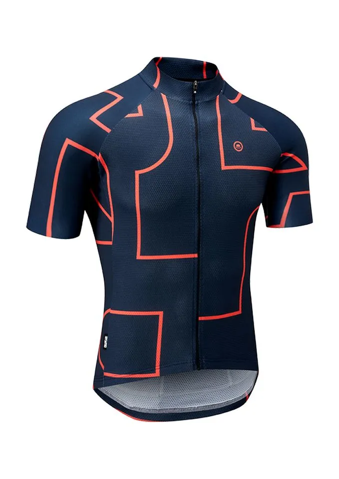 Chapeau! Club Pattern Men Jersey - Denim Coral