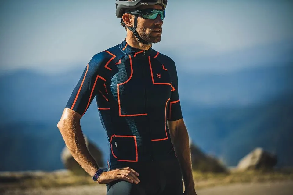 Chapeau! Club Pattern Men Jersey - Denim Coral