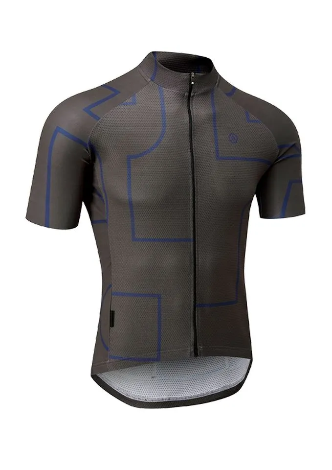 Chapeau! Club Pattern Men Jersey - Storm Grey Blue