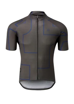 Chapeau! Club Pattern Men Jersey - Storm Grey Blue