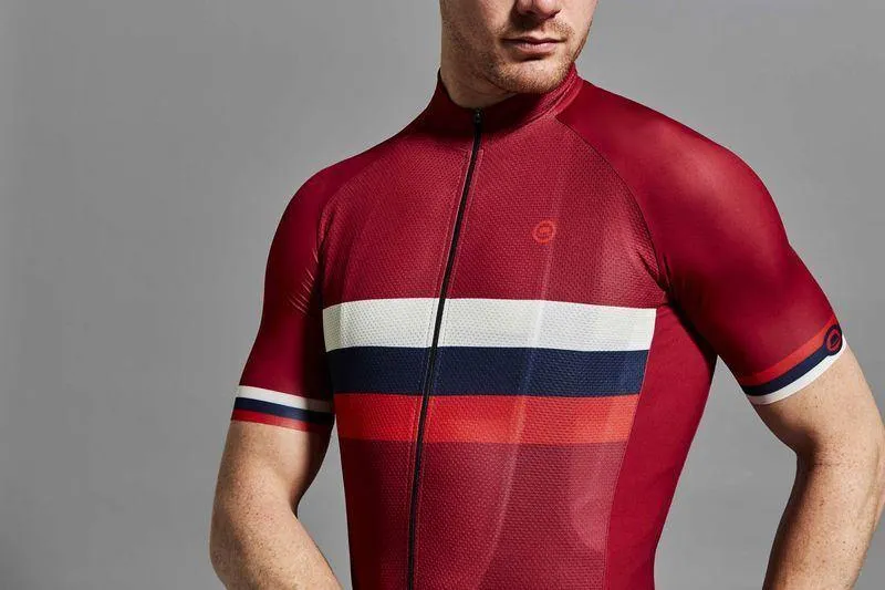 Chapeau! Club Stripe Men Jersey - Devon Red