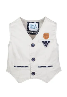 Chaqueta Starboard Niño Beige Black and Blue