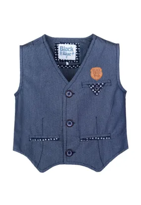 Chaqueta Starboard Niño Melange Black and Blue