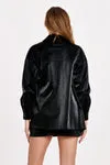 DJ Yara Black Embossed Shacket