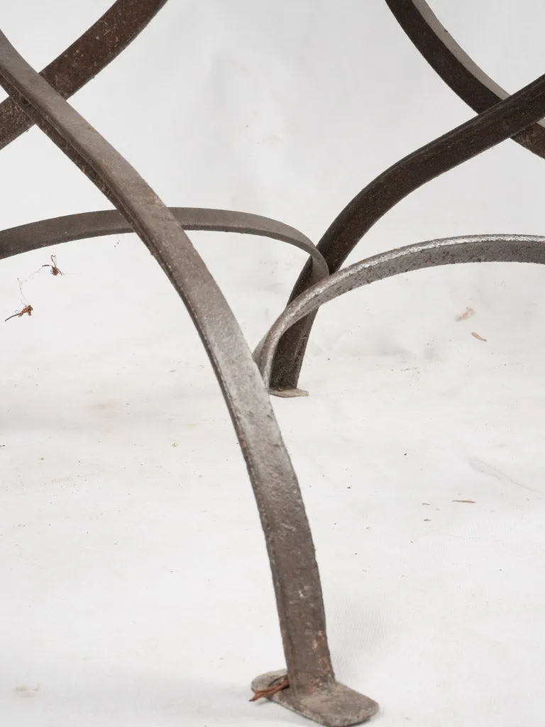 Folding garden armchair w/ timber slats