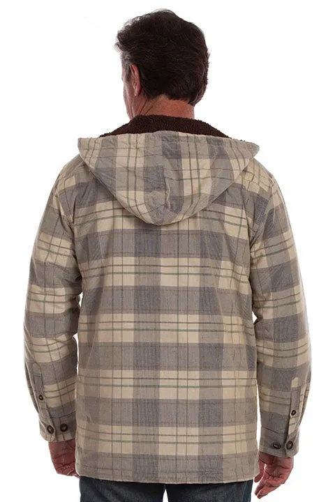 Men's Farthest Point Collection Jacket: Outdoor Faux Sherpa Hoodie