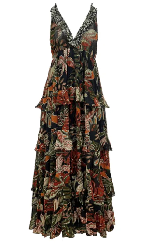 Miss June Paris - FA34 - Floriana Dress - Black
