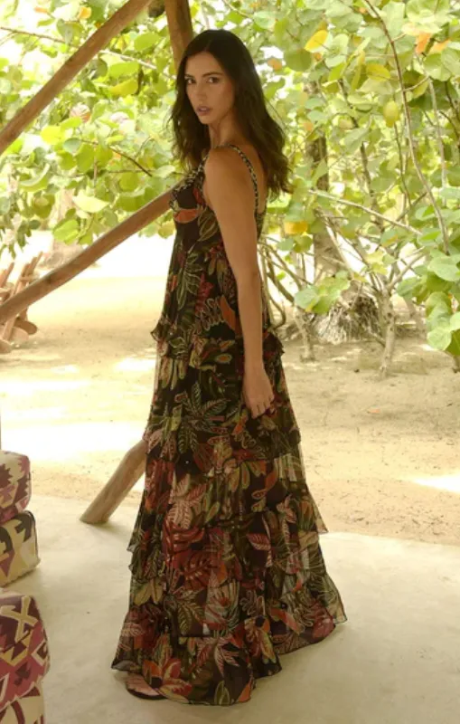 Miss June Paris - FA34 - Floriana Dress - Black