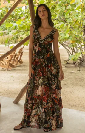 Miss June Paris - FA34 - Floriana Dress - Black