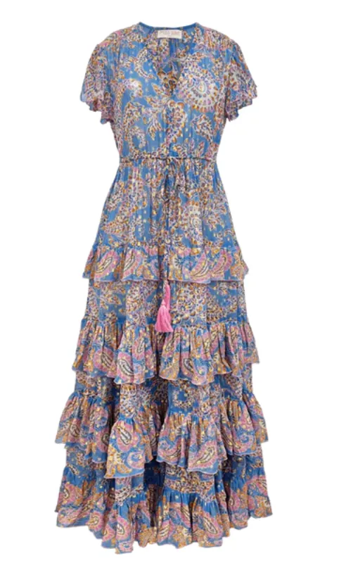 Miss June Paris - FA91 - Anakarina Dress - Blue - last one