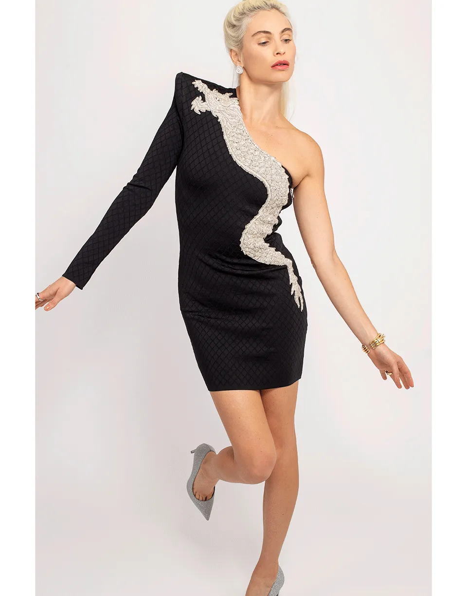 One Shoulder Dragon Dress