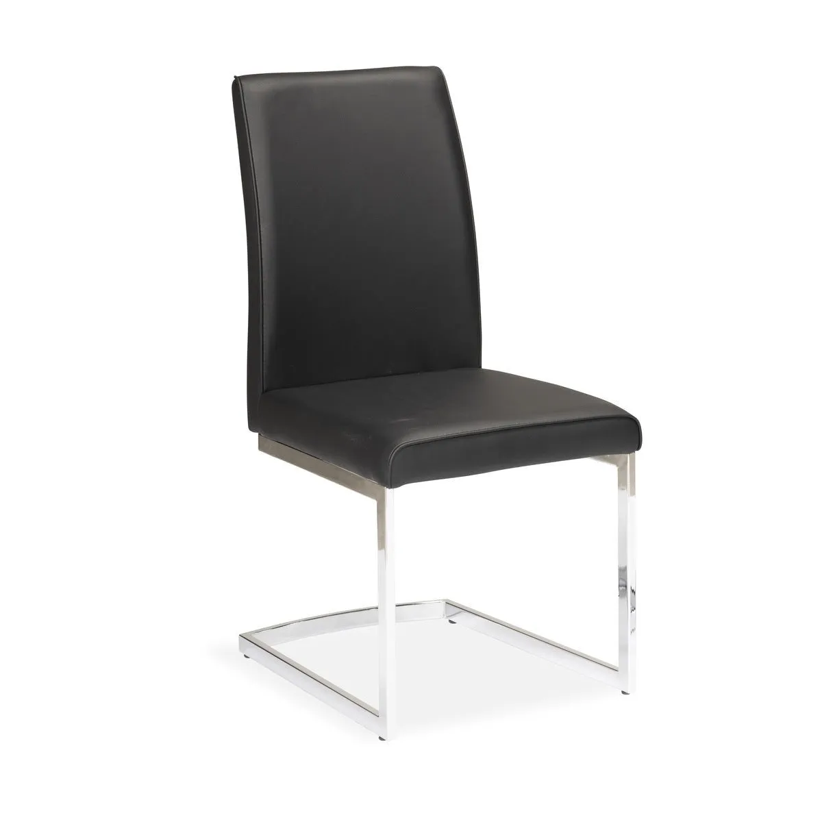 Shirelle chair in Black Leatherette - Set of 2