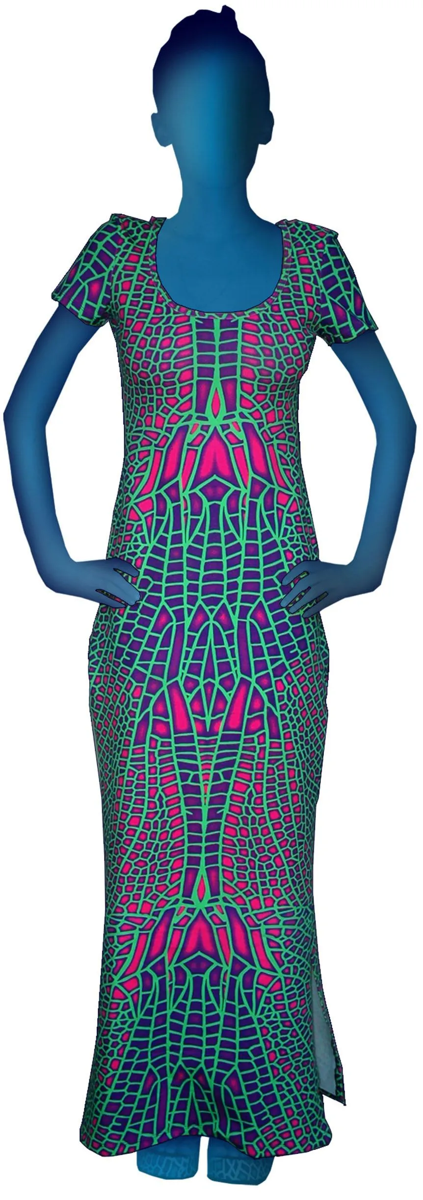 Slinky Dress  : Acid Dragonfly
