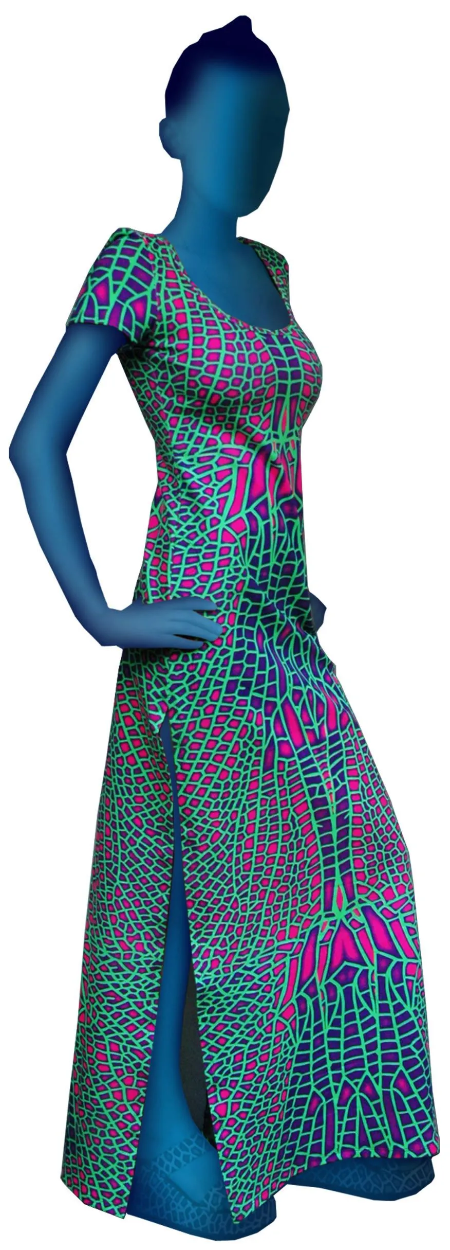 Slinky Dress  : Acid Dragonfly