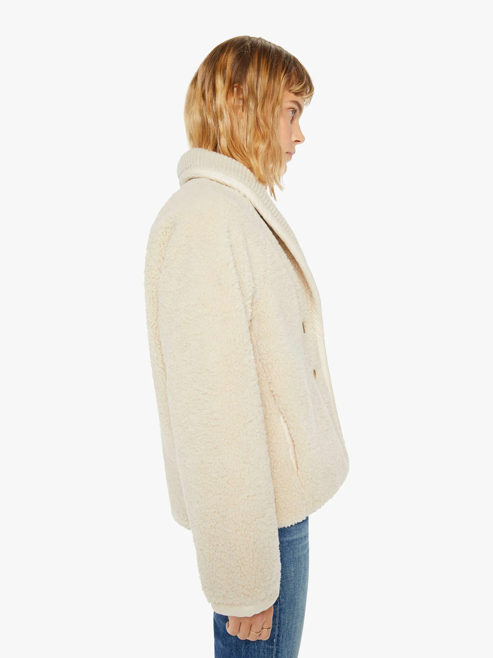XiRENA Alfie Sherpa Jacket - Soft Pebble